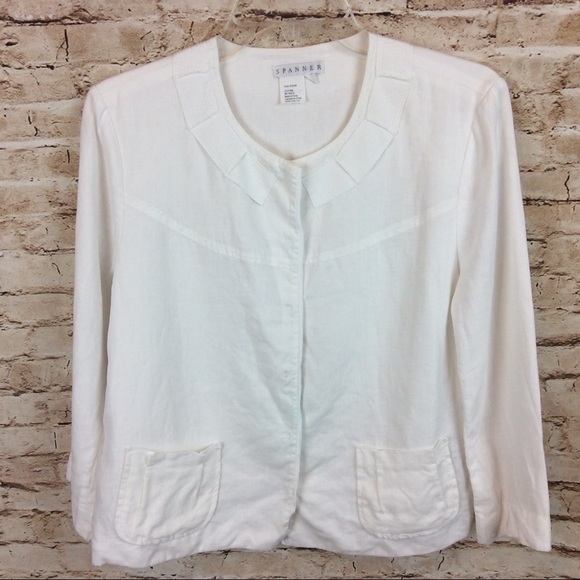 SPANNER Jackets & Blazers - Spanner Linen Jacket 6